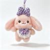 Soft Plush Rabbit Keychain Stuffed Plush Rabbit Keyring Bag Pendant Plush Bunny Keychain  Gift