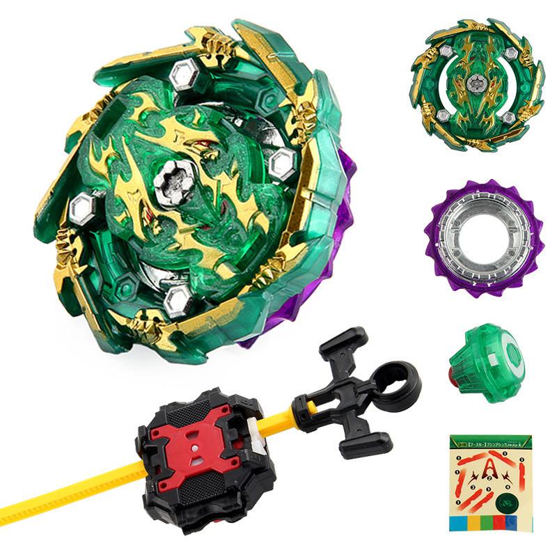 New Gt Series B-135 Shining God Of War Alloy Top Toy With Launcher And Measuring Tape