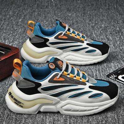 Netz-Sneaker Herren atmungsaktiv Mode Dad Shoes Niedrige Schuhe Herren Freizeit-Laufschuhe
