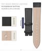 Originální kožený řemínek na hodinky 12/14/16/18/20/22 mm Minimalistický Plochý Tenký Elegantní Řemínek na hodinky Měkký Náramek na zápěstí