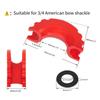 Shackle Isolator Upgraded DRing Shackle Covers & 4Pcs Washer Fits 3/4 inch Shackle Gear Design Rattling Protections