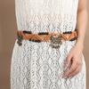 Bohemian retro style fringed waist chain women's exquisite hand-woven waist rope with skirt spring and summer ethnic style belt