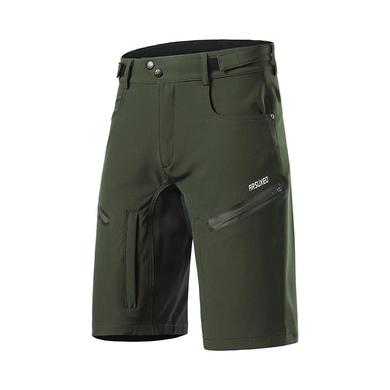 Mens Cycling Shorts 5 Quick-Dry Breathable Mountain Bike Trail Running Hiking Outdoor Sports