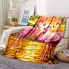 Soft & Cozy Flannel Flamingo Print Throw Blanket - Versatile for Napping, Sofa Lounging