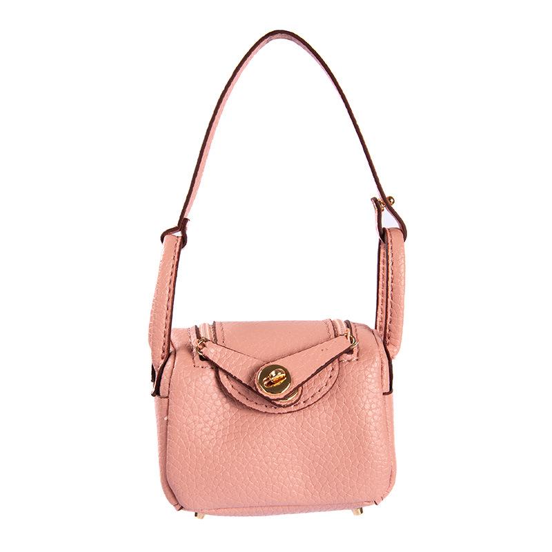 Dames Mini Mode Tas: Schattige Oortelefoon Auto Sleutelhanger & Rode Envelop Hanger