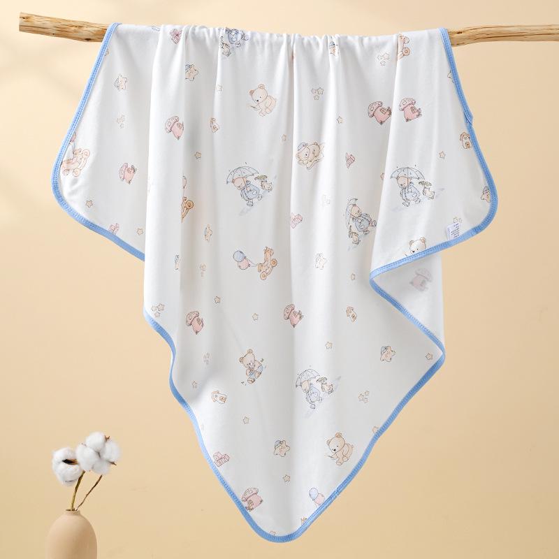 Breathable Pure Cotton Newborn Swaddle Blanket, Thin To Prevent Startle Reflex, Infant Type A.