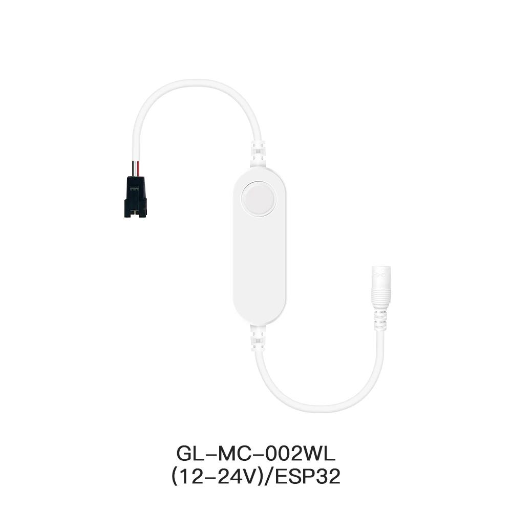 

WLED ESP32 WIFI Controller DC12-24V/5V USB RGBIC Digital with Mic Sound Mode Dynamic Mini Controller for Ws2812 Sk6812 Led Strip