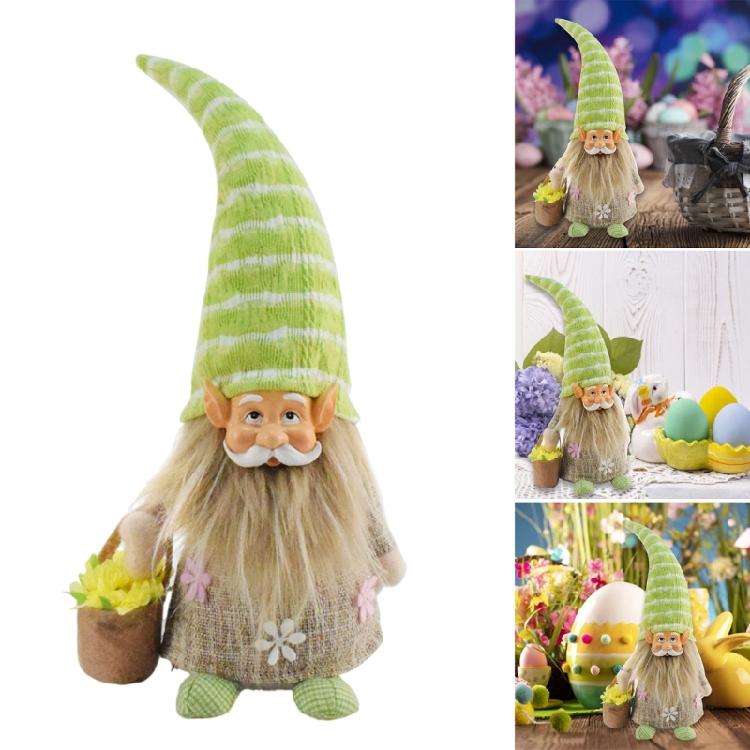 Creative Easters Gnomes Doll Figurine for Holiday Celebration Polyester Ornament Dwarf Sculpture Outdoor Decoration