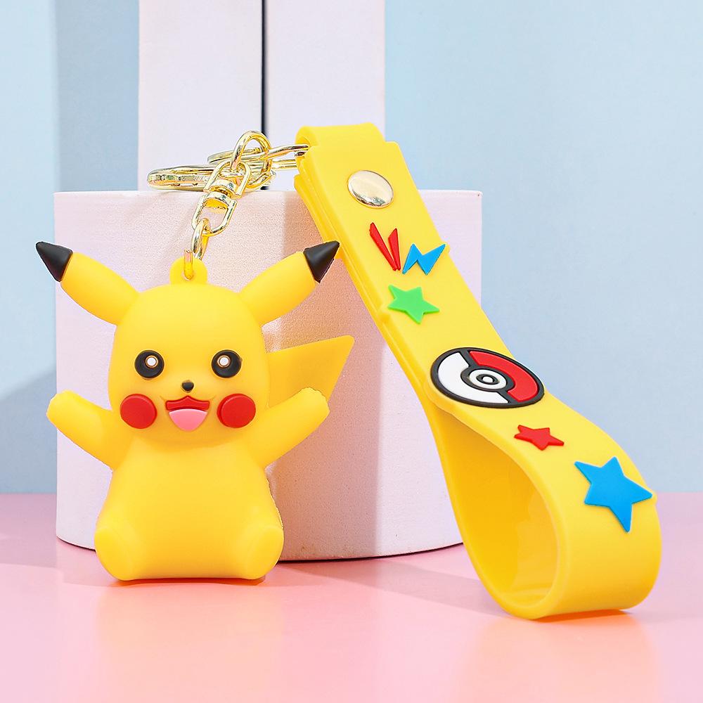 85 Styles Pokémon Pocket Monster Keychain Bag Decor Pikachu Desk Ornaments Car Key Chain Accessories Small Gift Between Friends