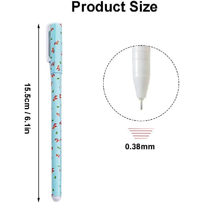 20Pcs Cute Color Pens,10 Cute Colors Gel Ink Pens for Women Toshine Colorful Gel Ink Pens, 0.38mm Multicolored Pens for Planner Writing Note, Office,
