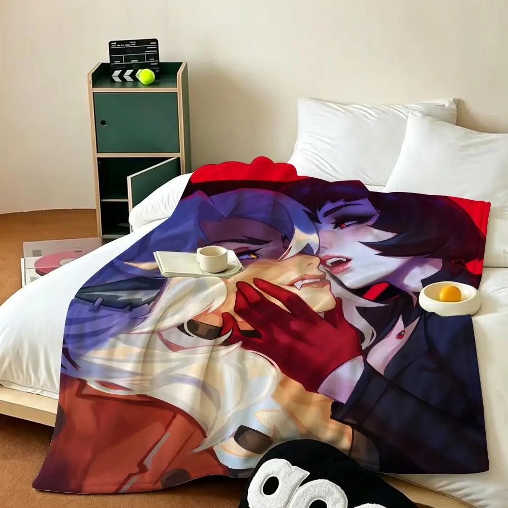 Game D Deadlock Throw Soft Warm Flannel Fleece Throw Blanket for Sofa Bed Travel Home