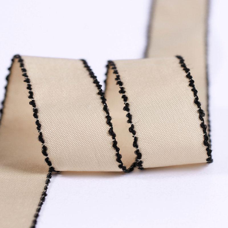 

5Yards 10-40mm Pom Pom Edge Wired Ribbon for Clothing Sewing Gift Wrapping DIY Hair Bows Hat Decor Craft Accessories Supply 10mm-5yards абрикосовый