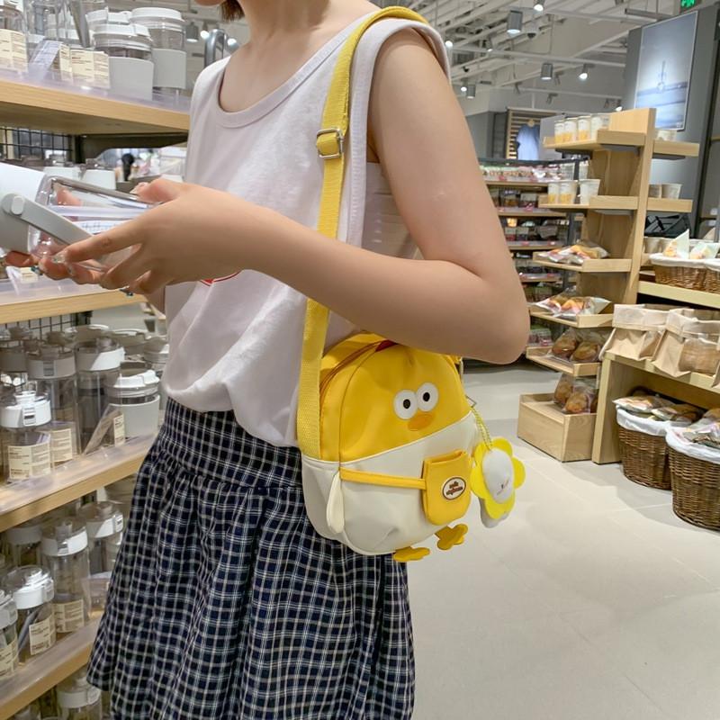 Cartoon Cute Chicken Children Crossbody Bag Suitable For Students Children