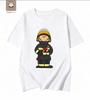 Simple Cartoon Firefighter Printed Tshirt Pays Tribute To The Daily Commuting Short Sleeved Reverse Traveler