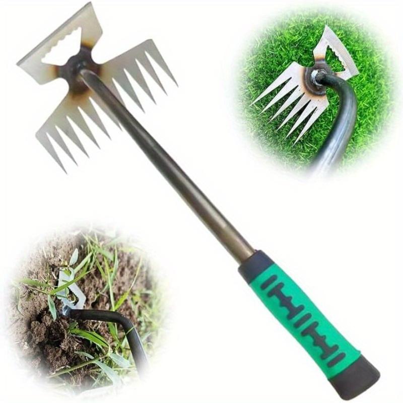 New Garden Weeding Tool: Durable Manganese Steel Manual Weeder for Root Removal In Courtyards and Gardens