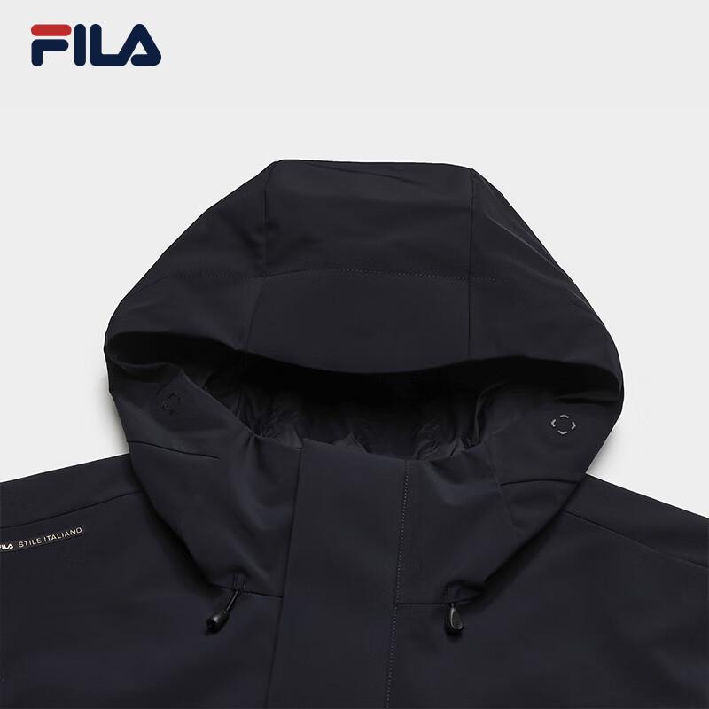 FILA Men's Hooded Two-Piece Cotton Jacket Set
