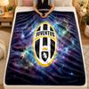 Flannel BlanketJuventus FC Warm Soft Throw Blanket for Indoor Sofa Bed Living Room Use