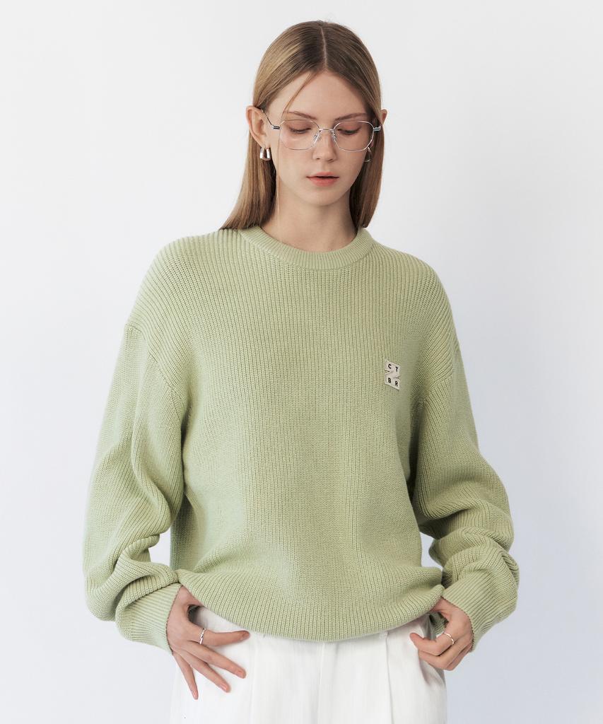 CITYBREEZE Logo Wappen Hacci Knit_7 Colors (C Type)