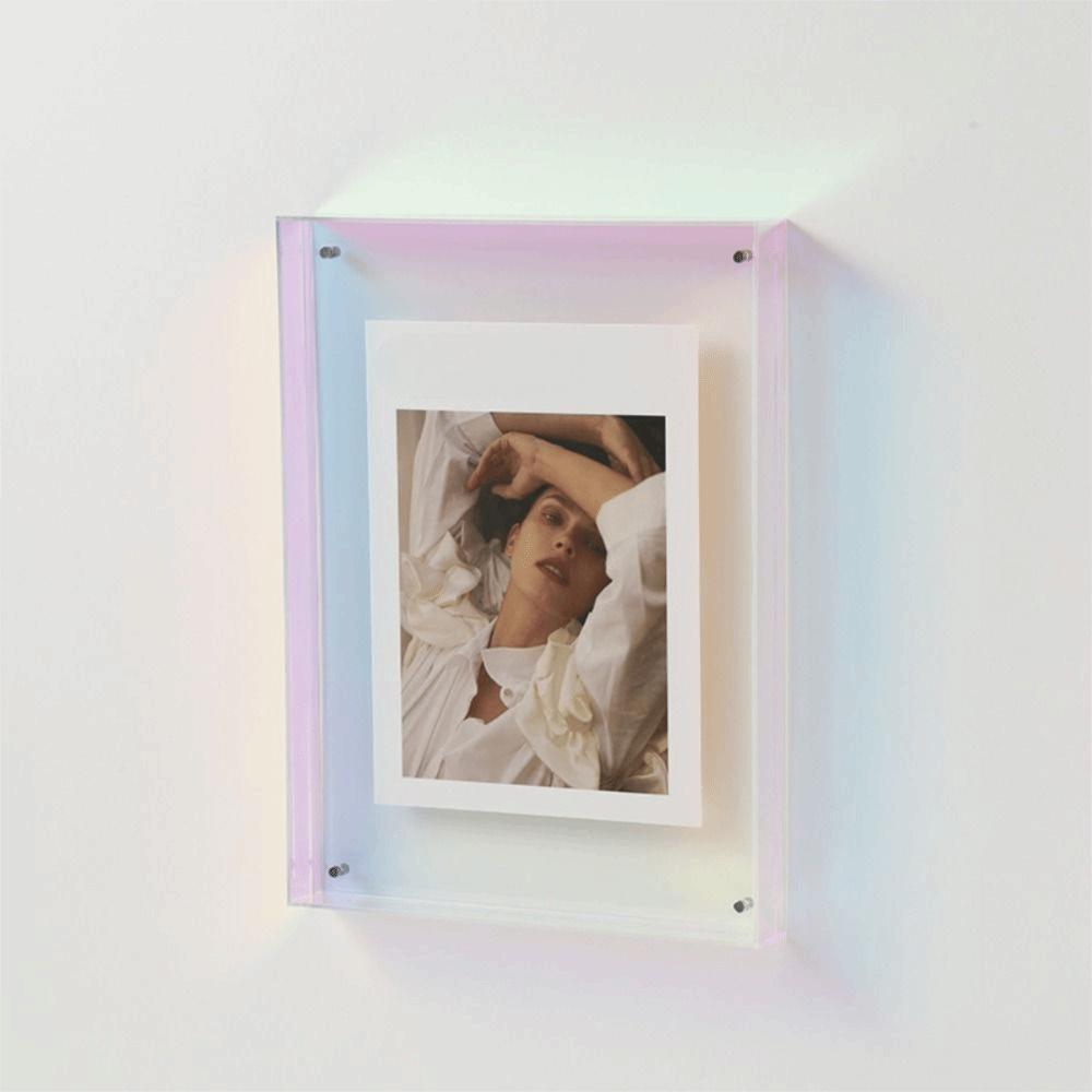 Akrylový Transparentní Akrylový Rámeček na Fotky Zesílený Rámeček na Obrázky Ozdoby Foto Stěna