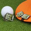Dollar Bill Golf Ball Markers and Magnetic Hat Clips Golf Putting Alignment Aiming Cap Clips Court Gift for Men Women