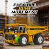Desktop Remote Control Dump Truck Hg4 Mini Rtr Alloy Rc Mining Cars Electric Construction Vehicles Model Gift For Boys 1/64 431 Kid Friendly