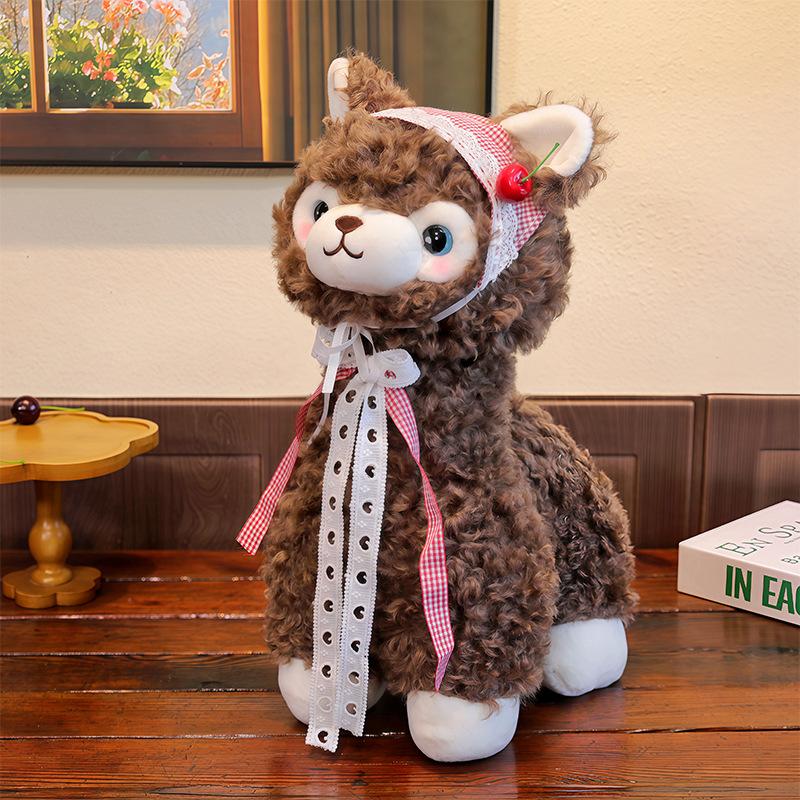 Soft Cute Lamb Cute Alpaca Doll Plush Toy Bed Comfort Couple Rag Doll Children's Day Gift