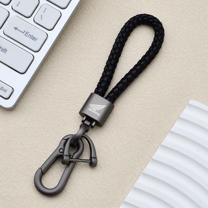 Braided Rope Car KeyRing Chain Keychain Anti-Lost Key Pendant For Honda CB400 CB 400 1992-2021 2020 CB 400SF Interior Accessorie TV7