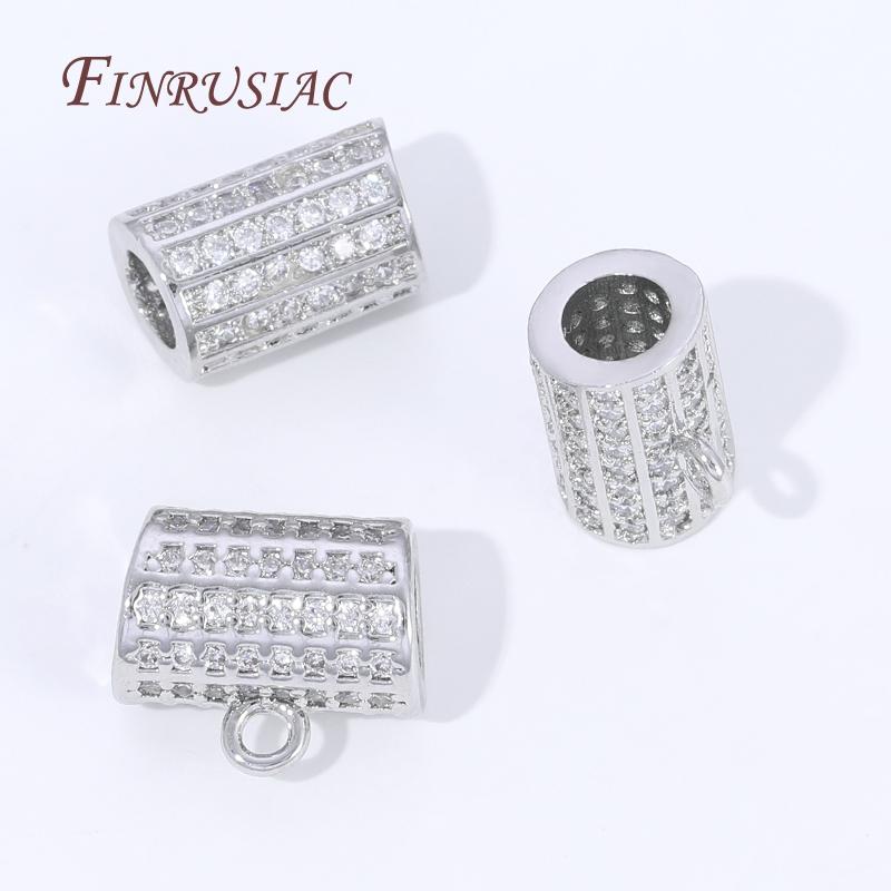 2 Pcs 18K Gold Plated Bails For Pendants,Bale Pendant Holder For Jewelry Accessories,Bead Separator,Jewelry Bail,Necklace Bails