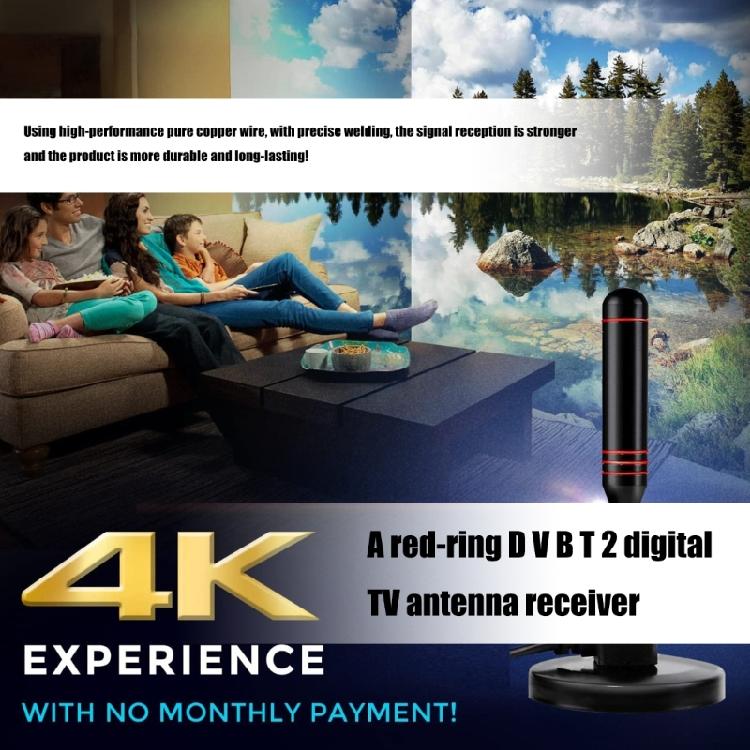 Omnidirectional Digital Antennas For Television 4K 1080P High Gains Reception 35Mile Ranges Enhanceds Signal Stability ABS