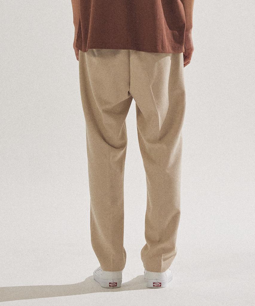 PALAP Unisex Essential Tapered Elastic Waist Slacks Pants_Pl24F7Pt013_Lbe