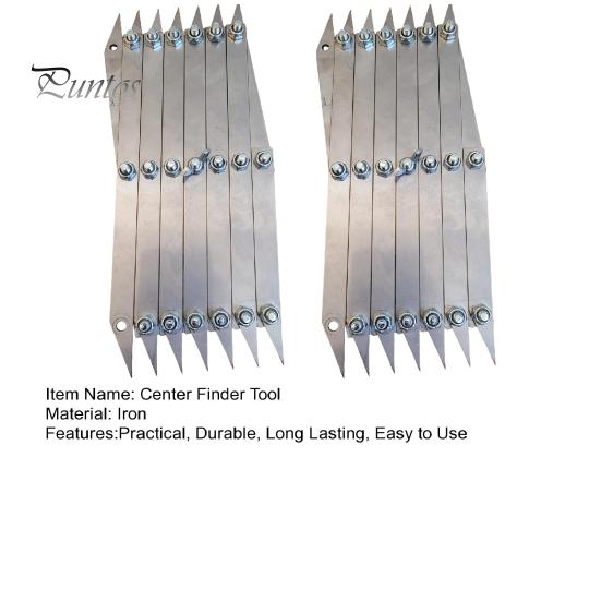 1/2Pcs 7 Point Woodworking Center Finder Marking Tools Sturdy Construction User-Friendly Design High Accuracy Equal Spacing Layout Tools