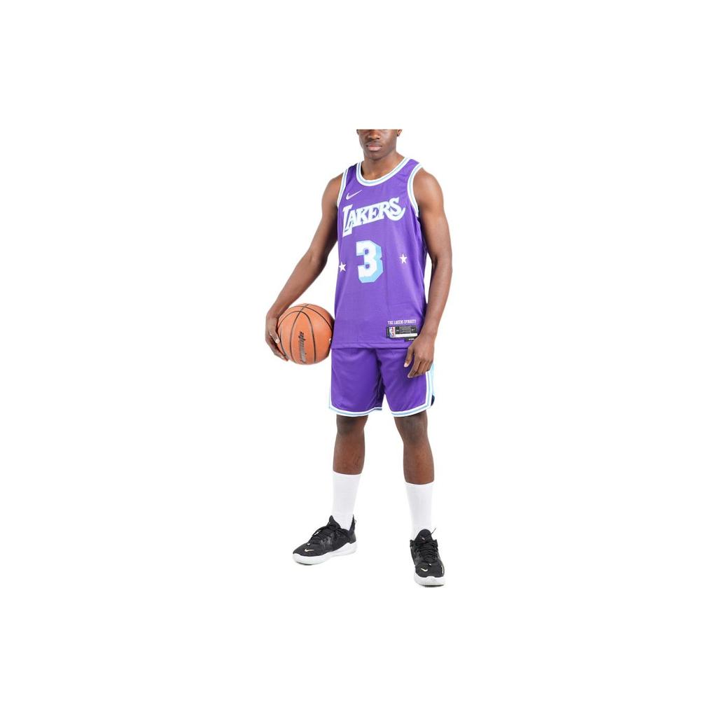 Nike Los Angeles Lakers Anthony Davis Maglia City Edition Viola Uomo Streetwear DB4032-505