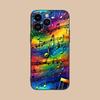 Musical Note Staff Mobile Phone Case for iPhone 17 16 15 14 13 12 11 X XR XS 8 7 Air Pro Max Plus Mini Colorful Cover Luxury