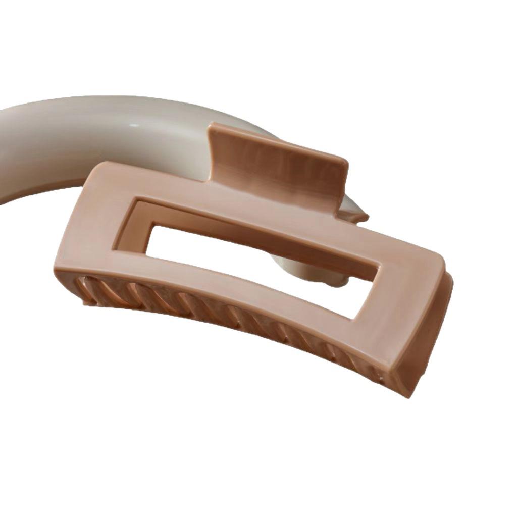 New Soft Silicone 10.5 Women's Anti-Drop Shark Hair Clip - Anti-Collision Back of Head Claw Clip.