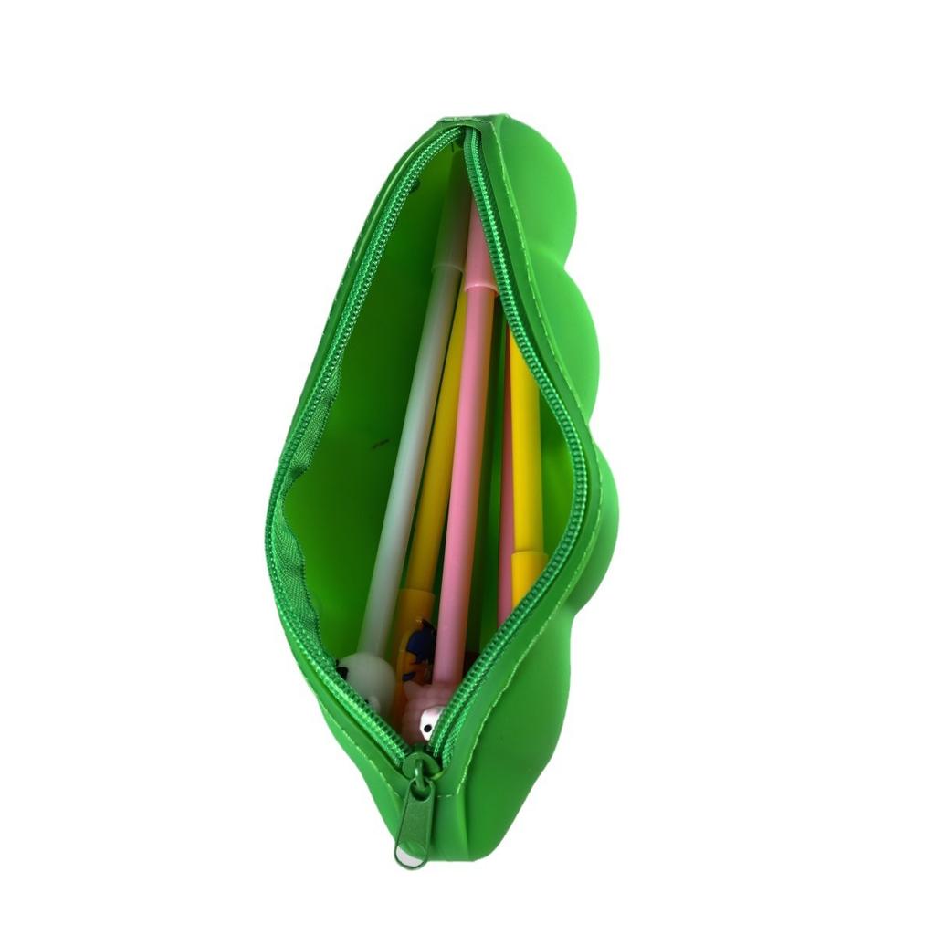 Kreative Simulation Obst und Gemüse Schüler Silikon Federmäppchen Federmäppchen Kinder niedliche Schreibwaren tragbare Aufbewahrungstasche Geldbörse