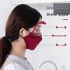 Transparent Anti-Splash Kitchen Face Shield for Women - Full Face Protection and Dustproof