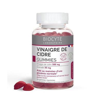 Biocyte Apfelessig-Gummis Verdauung, Blutzucker 60 Gummis