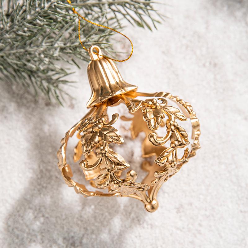 Gangheng Gold Star Pendant and Irregular-Shaped Christmas Tree Ornaments Set