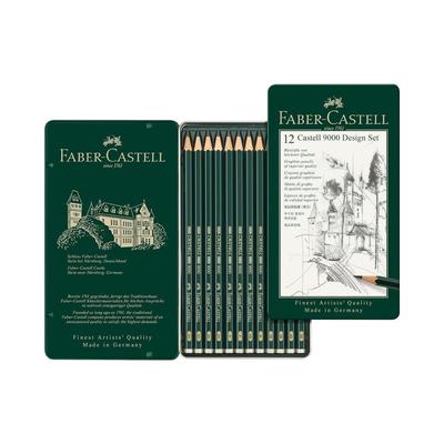 Set de Creioane 9000 Design 119064 Japonez Faber-Castell [Produs Oficial]