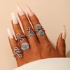 High Quality Etsy New Hollow Line Ring Retro Wrapped Finger Twisted Personality Ethnic Style Ring Opening