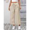 Sommer Neue Damen Gestreifte High Waist Lässige Mode Neun-Punkte-Hose