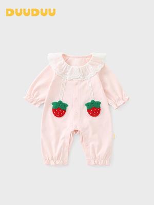 DUUDUU 2026 Spring Collection: Baby Girl Newborn Bodysuits & Jumpsuits