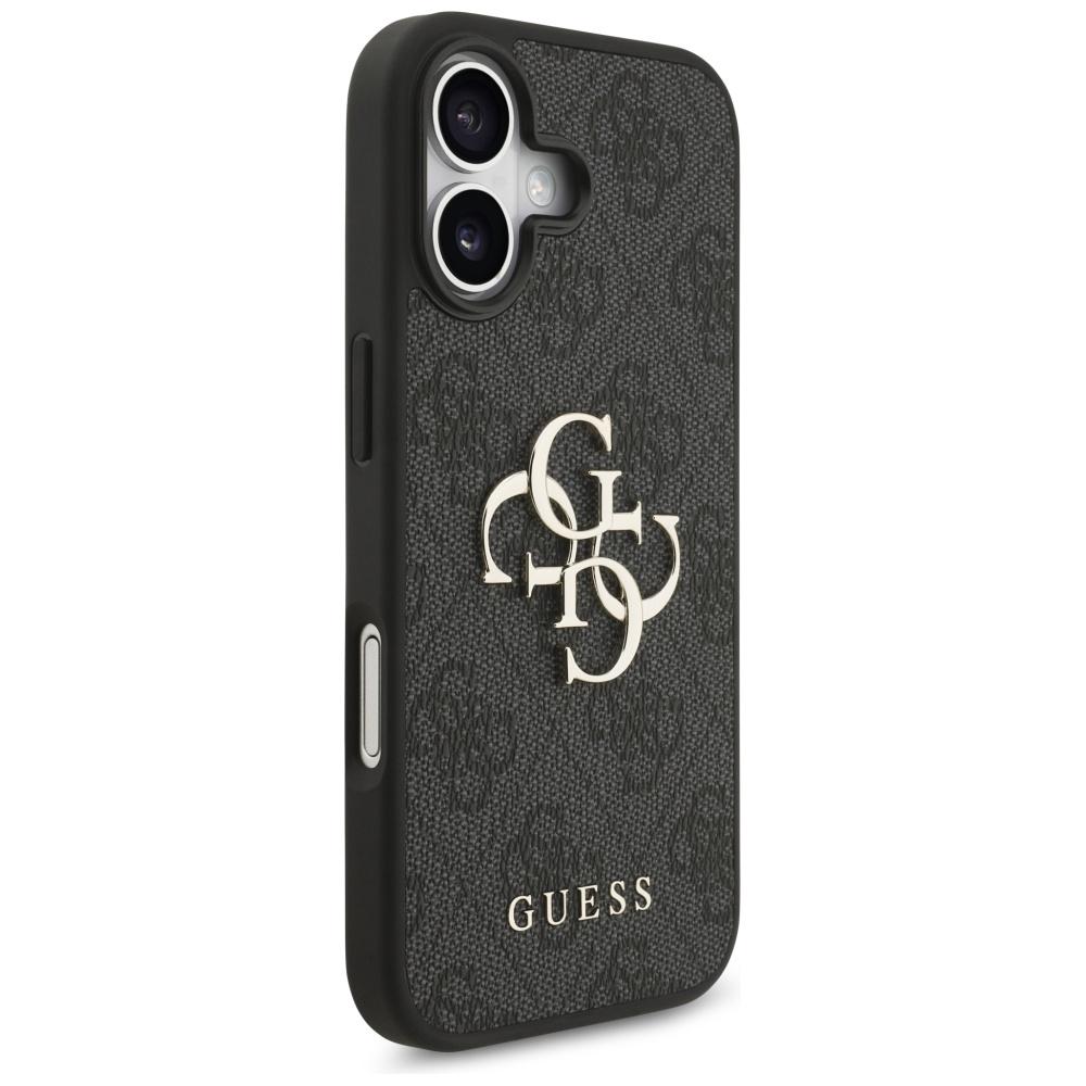 Coque Guess 4G Grand Logo pour iPhone 17 Noir
