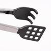 Durable Stainless Steel Nylon Food Tongs Set