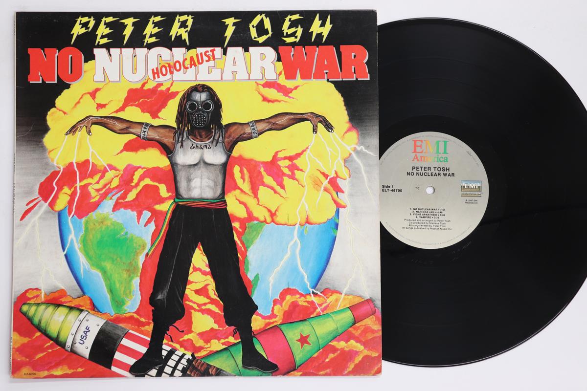 

LP Record PETER TOSH No Nuclear War ELT46700 EMI AMERICA 1987 US Reggae Ska Dub Used