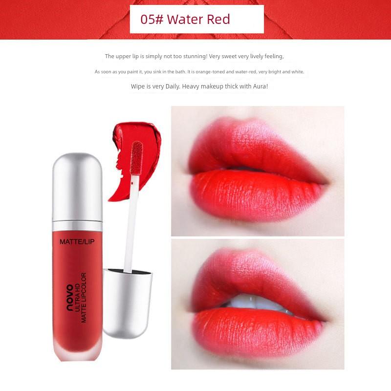 French Lip Gloss Lipstick, Waterproof, Long-Lasting, Non-Fading, Non-Stick, Matte Velvet, Whitening, Genuine Product
