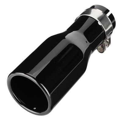 Universal Car Exhaust Pipe Tail Throat Stainless Steel Muffler Tips with Clamp 54 76 200mm