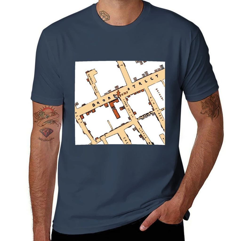 John Snow Cholera Map TShirt t shirt personalised essential t shirt TShirt