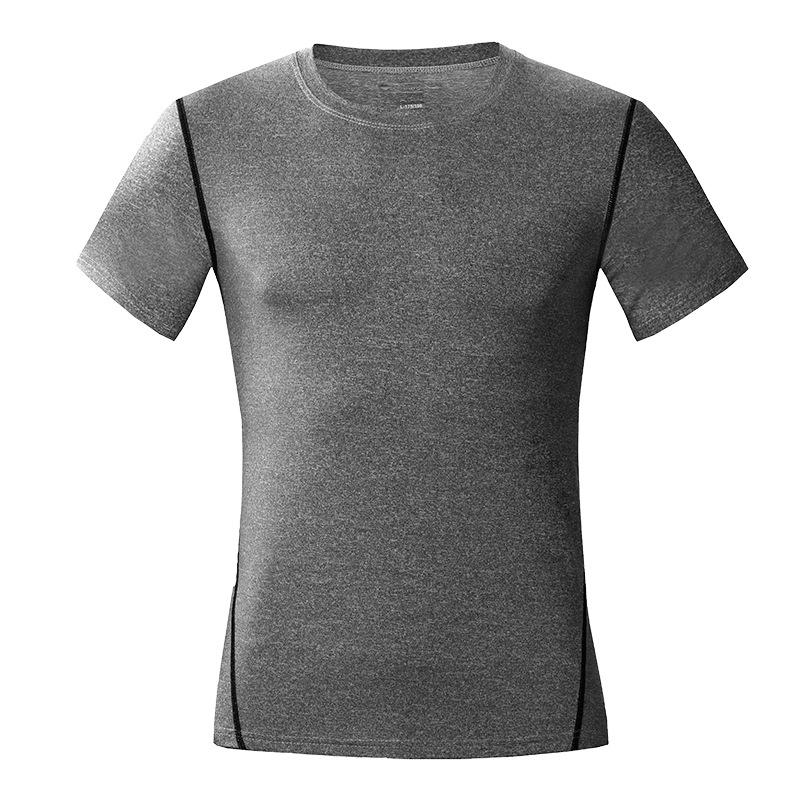 Men's Quick-Dry Short-Sleeve Sports T-Shirt for Summer Fitness & Running
