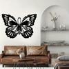 Charming Metal Butterfly Wall Art Indoor Outdoor Garden Terrace Balcony Decor
